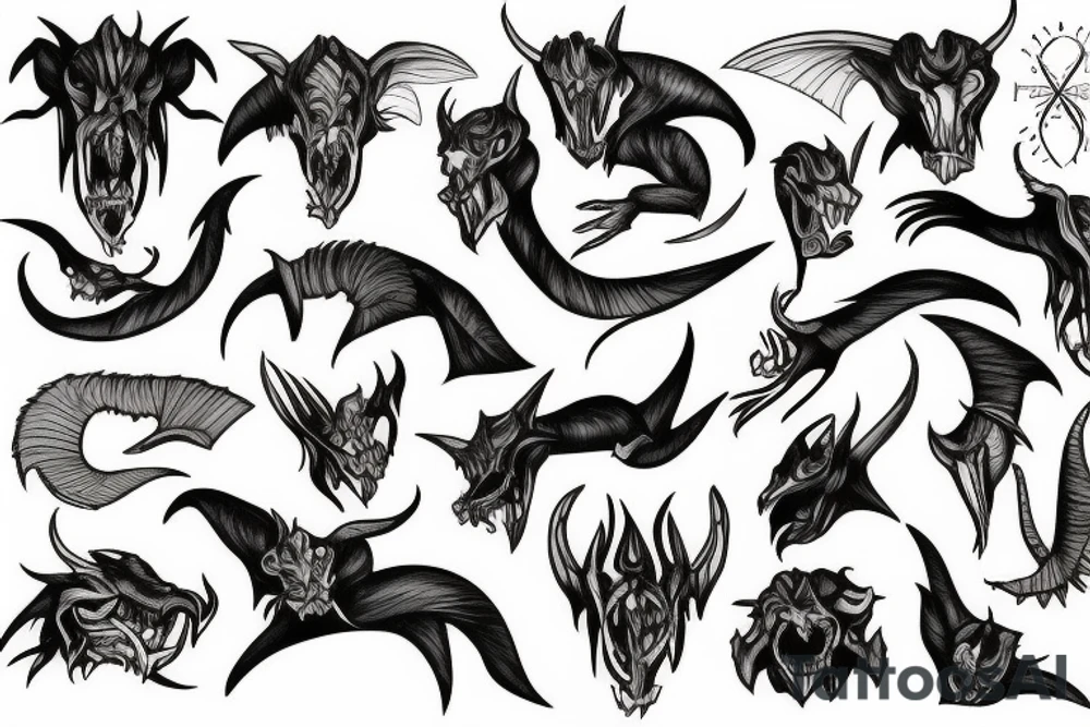 Jersey devil tattoo idea
