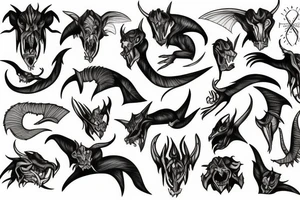 Jersey devil tattoo idea