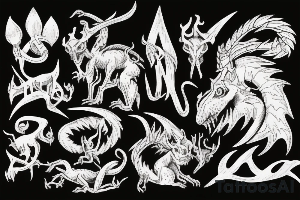 Jersey devil tattoo idea