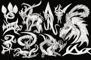Jersey devil tattoo idea