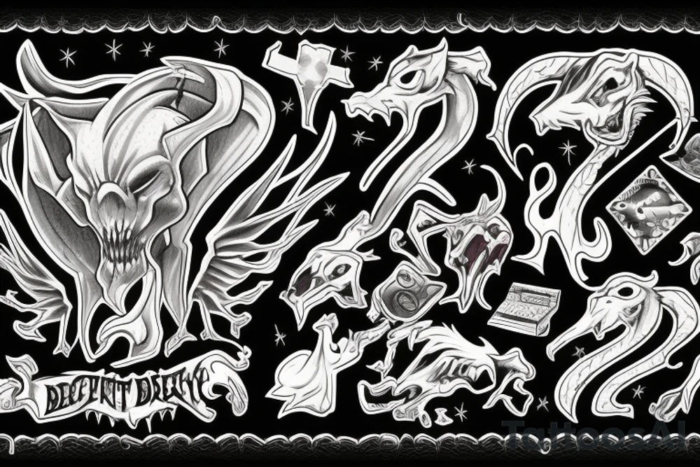 Jersey devil tattoo idea