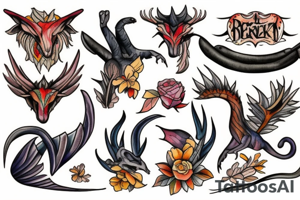Jersey devil tattoo idea