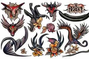 Jersey devil tattoo idea