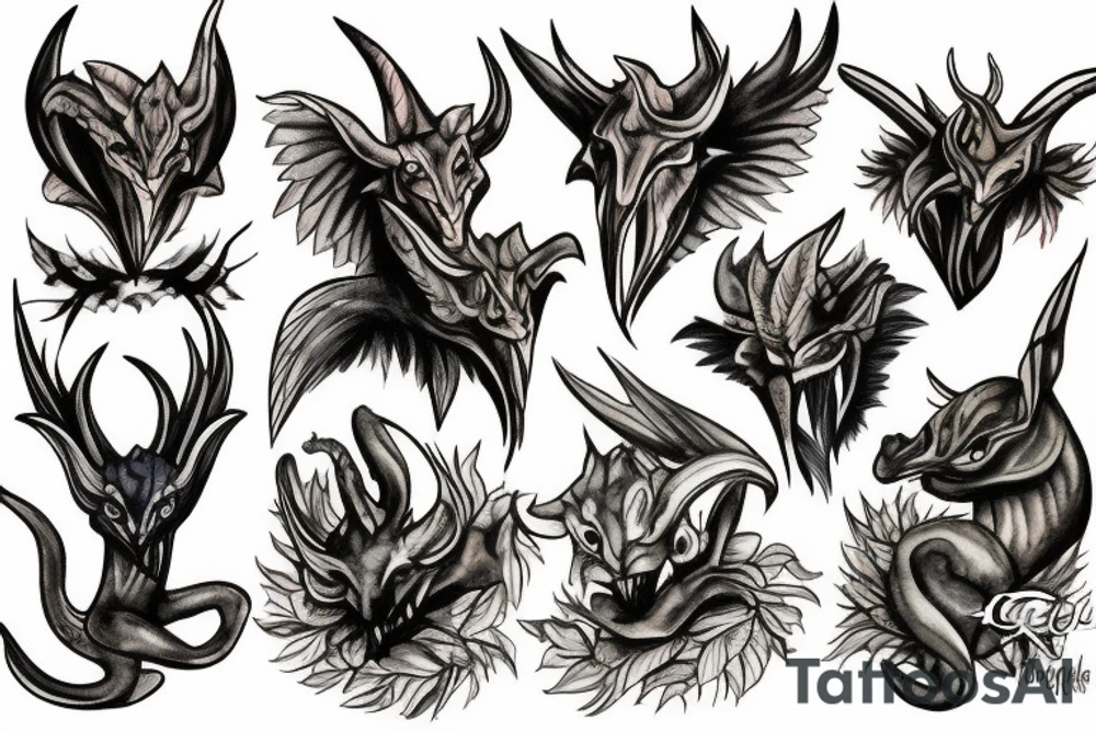 Jersey devil tattoo idea