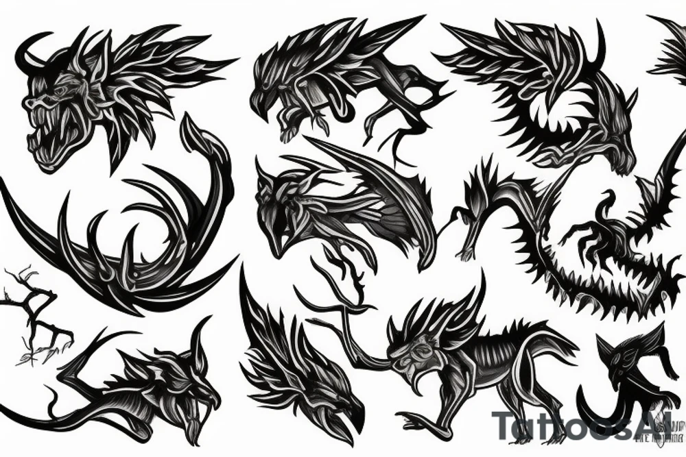 Jersey devil tattoo idea