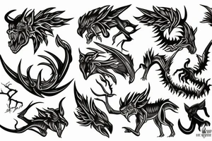 Jersey devil tattoo idea