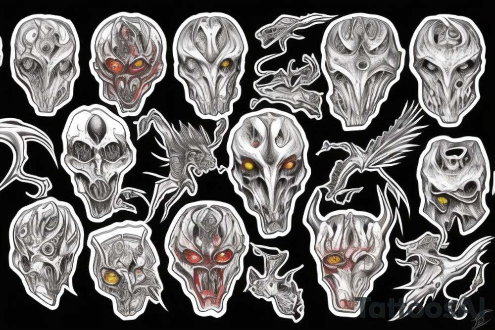 Jersey devil tattoo idea
