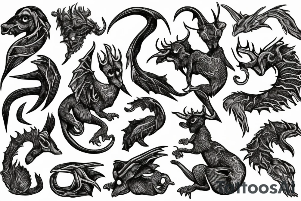Jersey devil tattoo idea