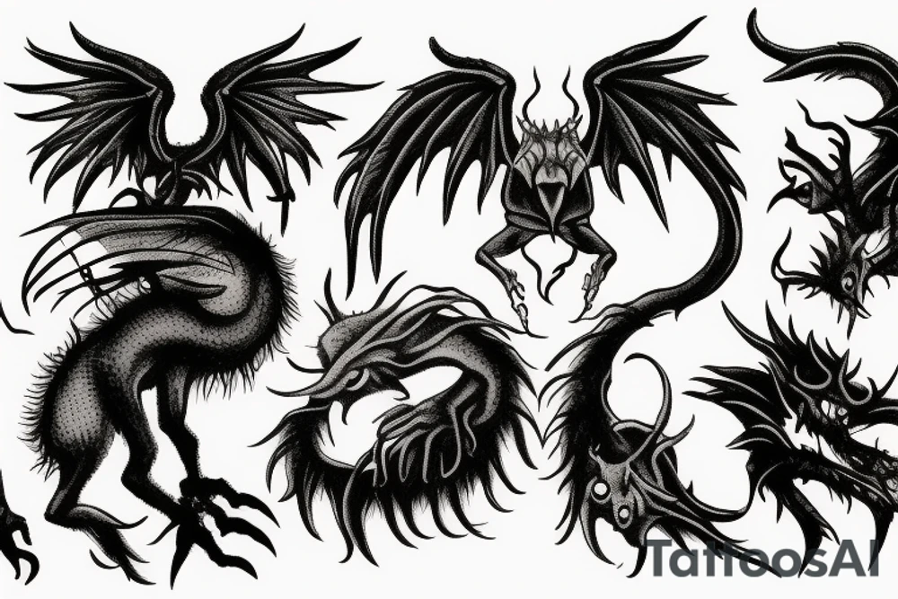 Jersey devil tattoo idea