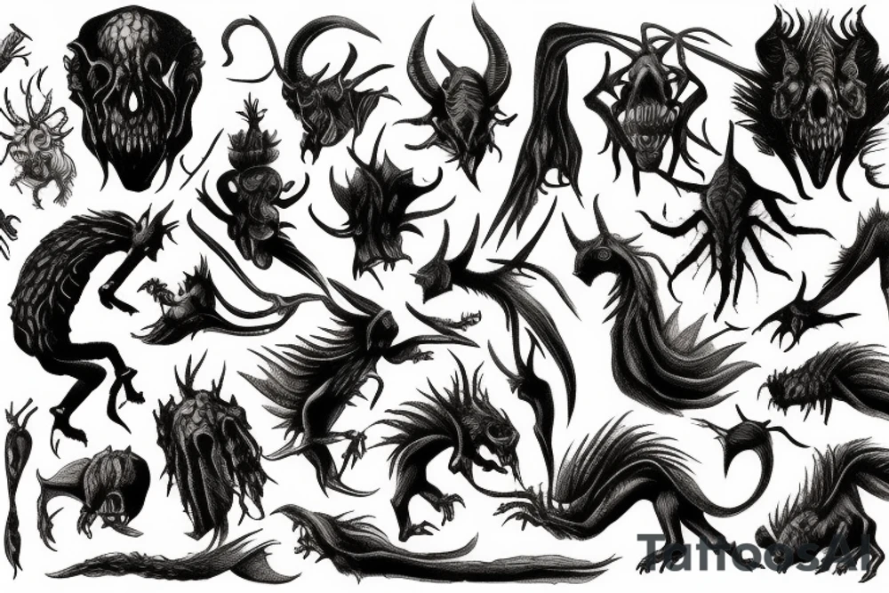 Jersey devil tattoo idea