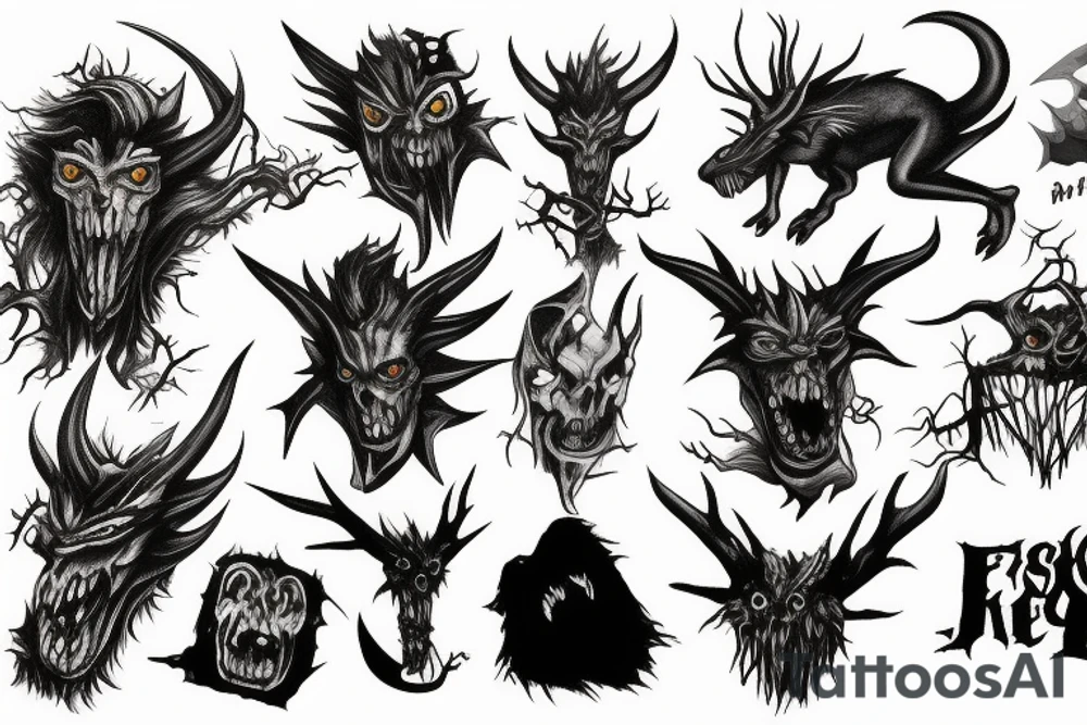 Jersey Devil, Scary Stories to Tell in the Dark tattoo idea
