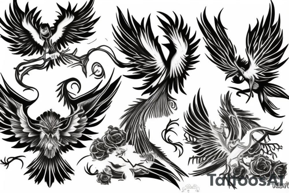phoenix tattoo idea