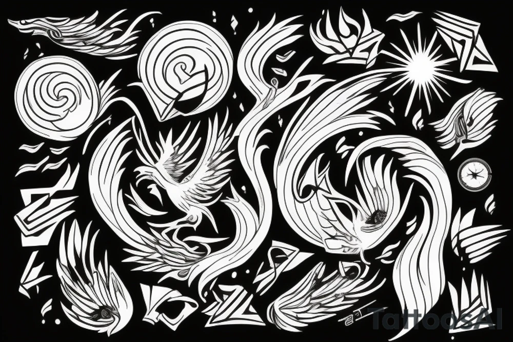 phoenix tattoo idea