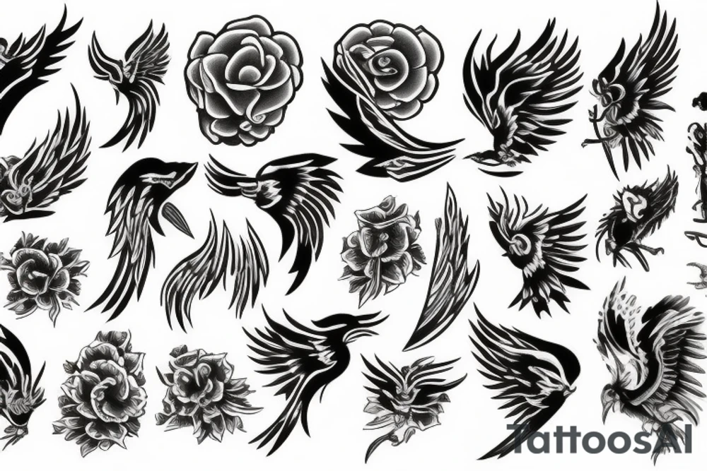 phoenix tattoo idea