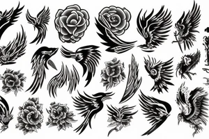 phoenix tattoo idea