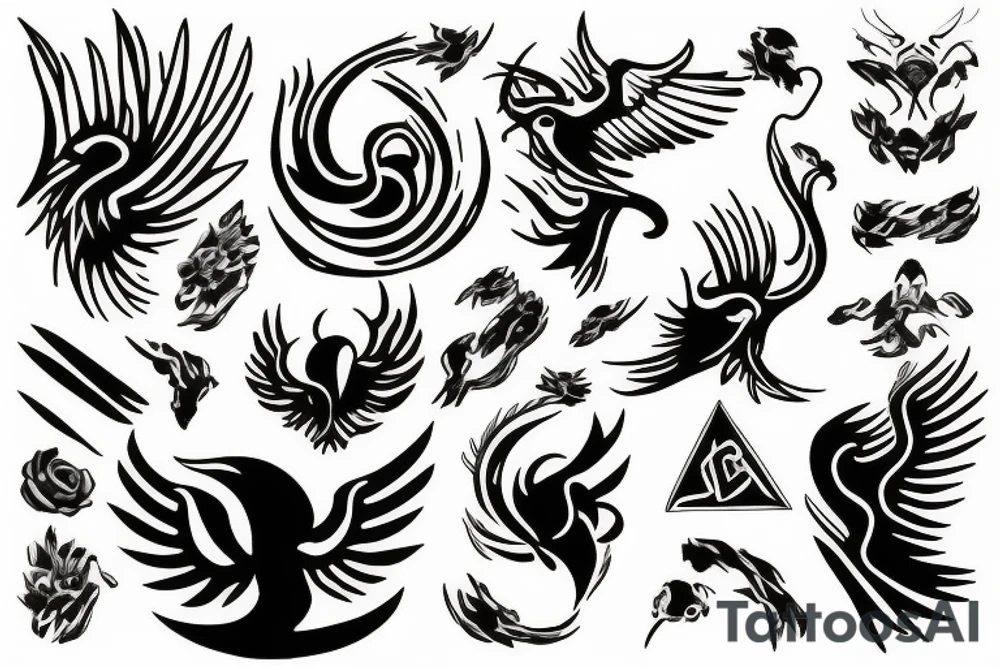 phoenix tattoo idea