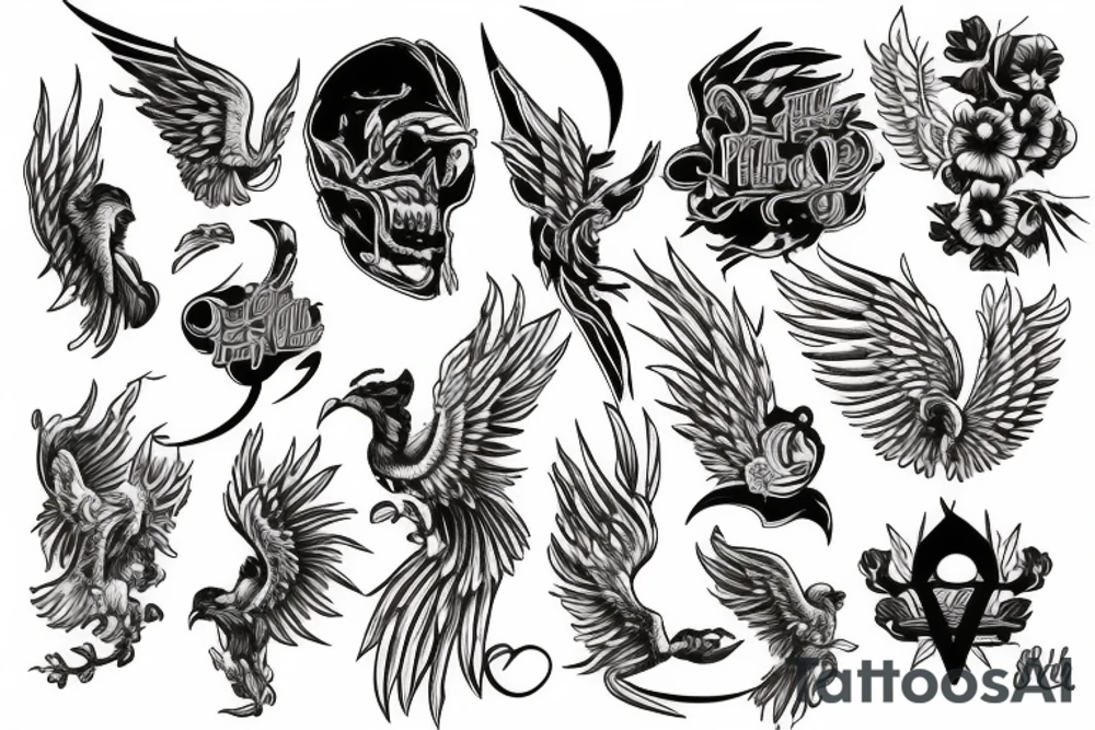 phoenix tattoo idea