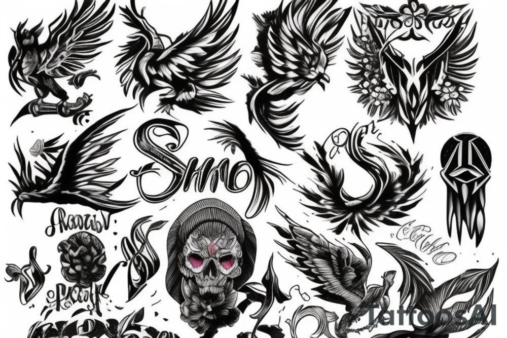 phoenix tattoo idea