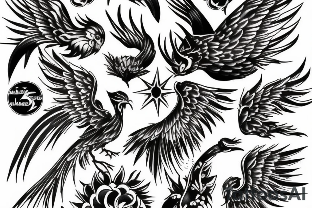 phoenix tattoo idea