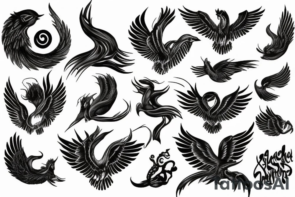 phoenix tattoo idea