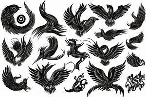phoenix tattoo idea