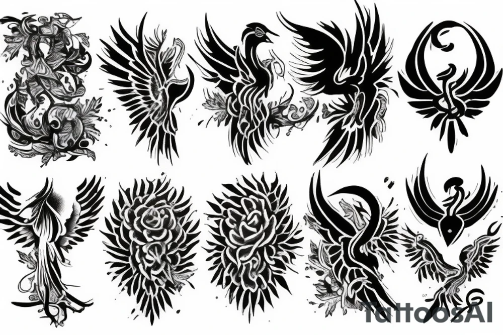 phoenix tattoo idea
