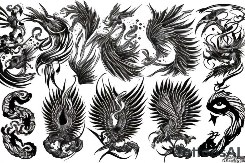 phoenix tattoo idea