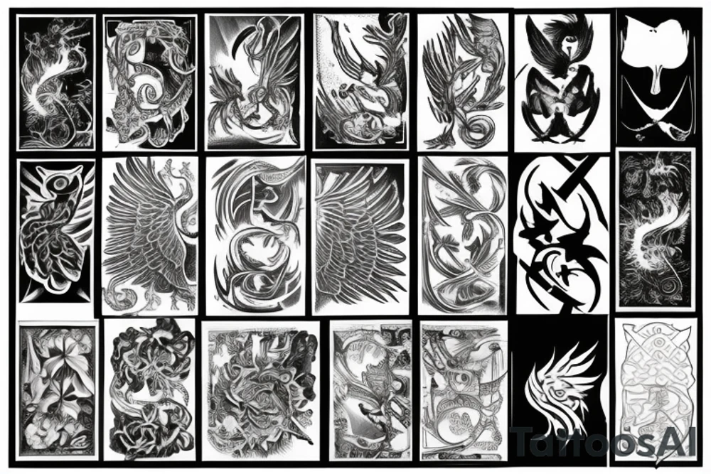 phoenix tattoo idea