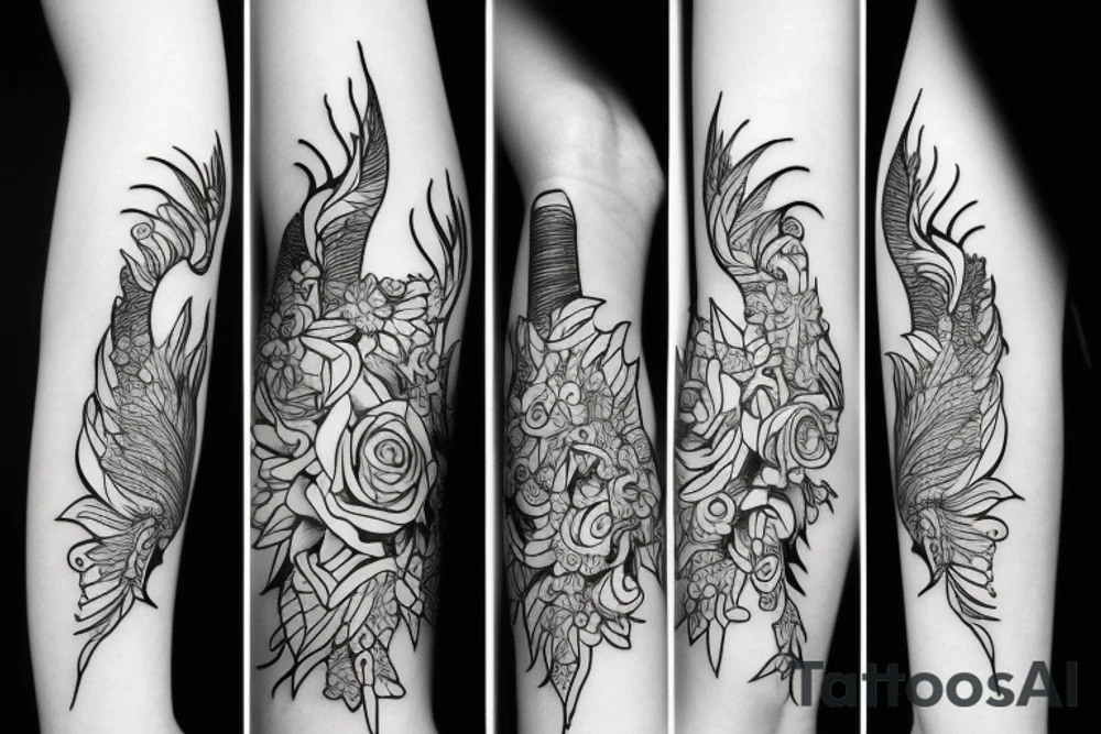 Unicorn tattoo idea