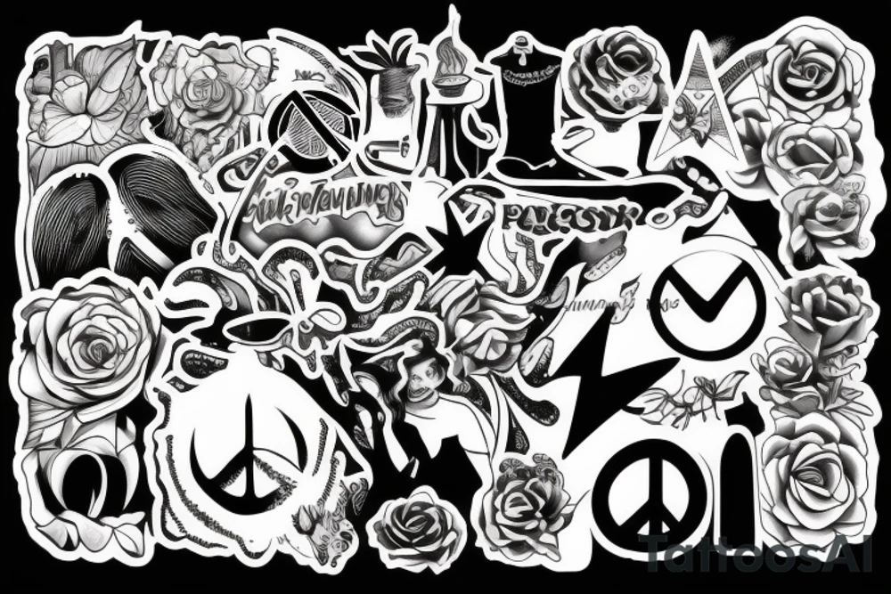 Peace tattoo idea
