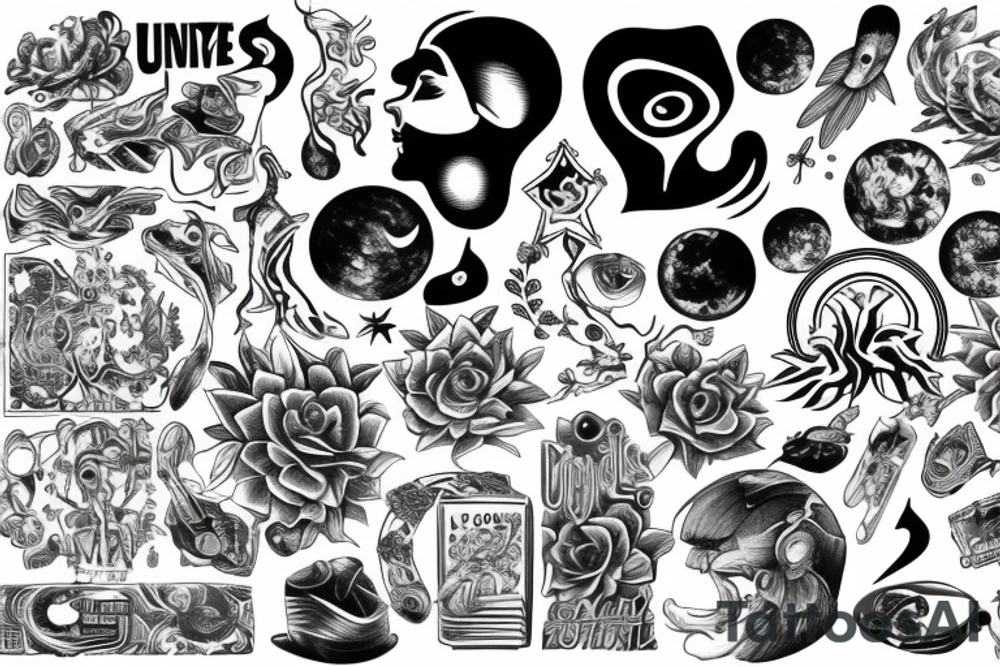 Universe tattoo idea