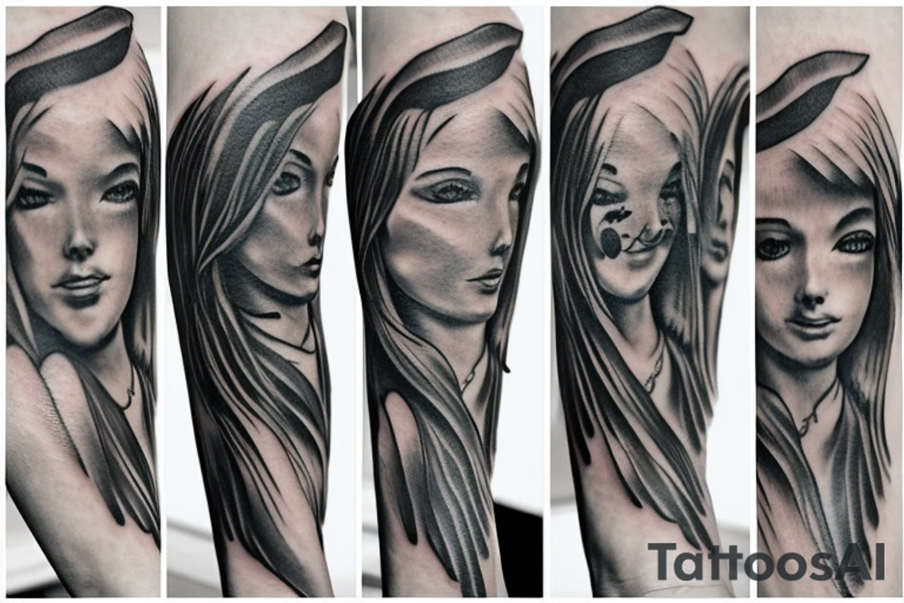 Angel tattoo idea
