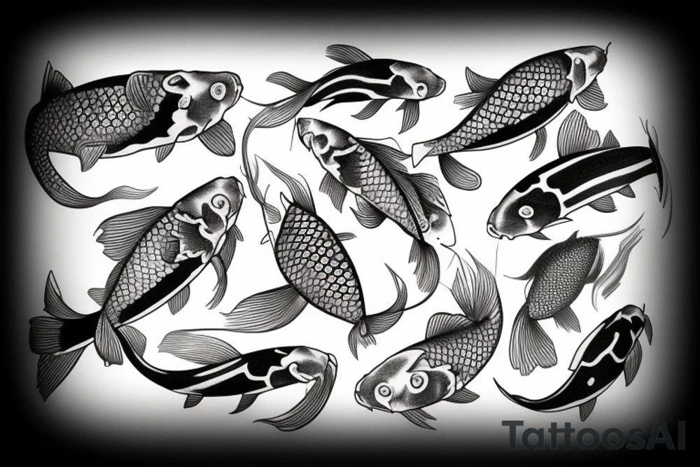 Koi fish tattoo idea