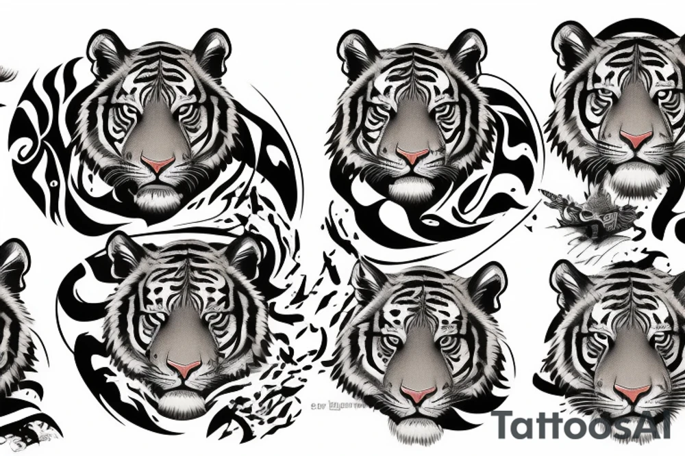 Tiger tattoo idea