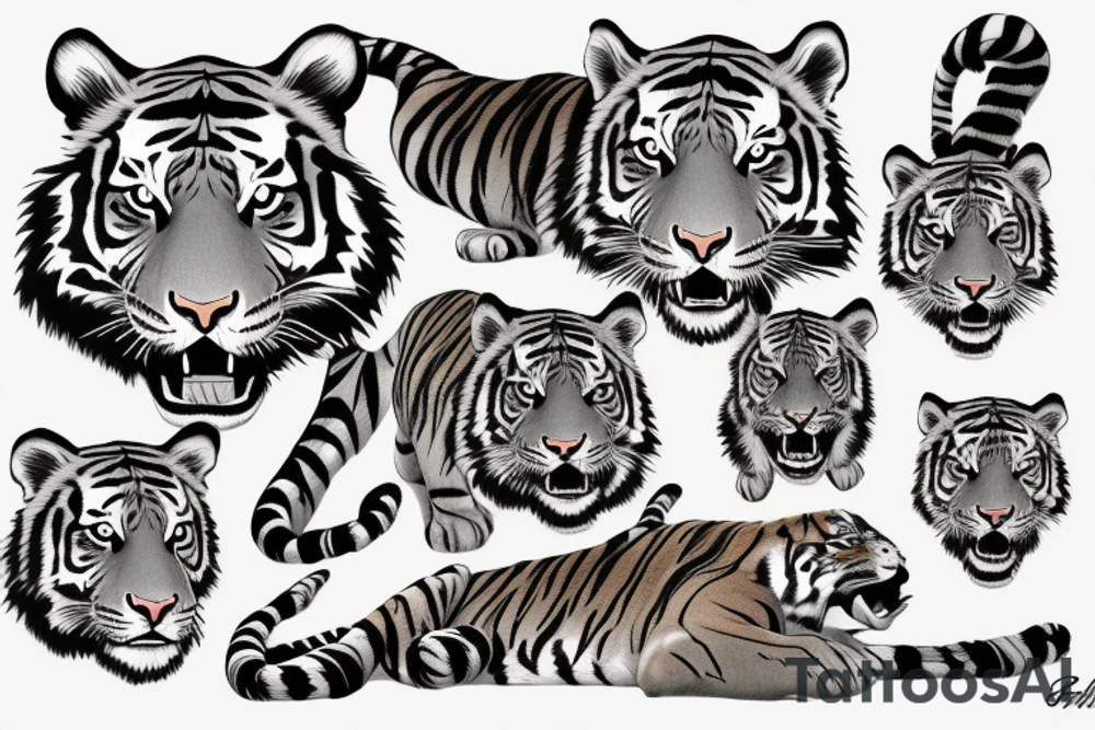 Tiger tattoo idea