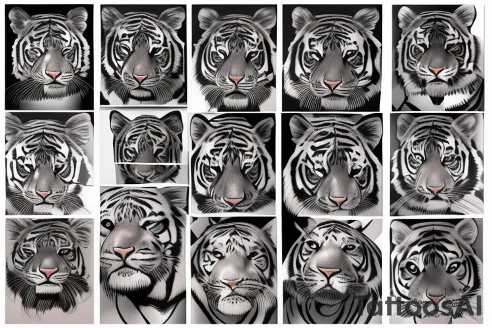 Tiger tattoo idea