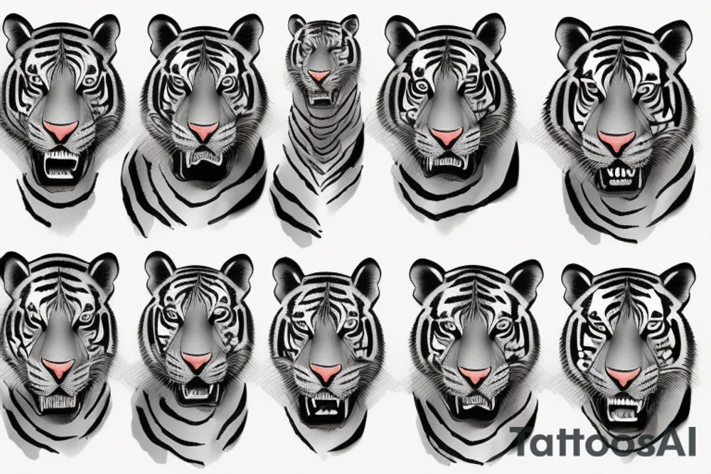 Tiger tattoo idea