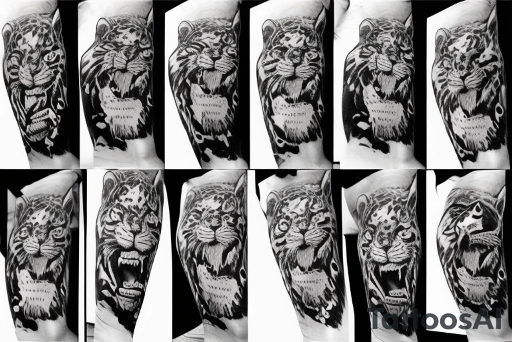 Tiger tattoo idea
