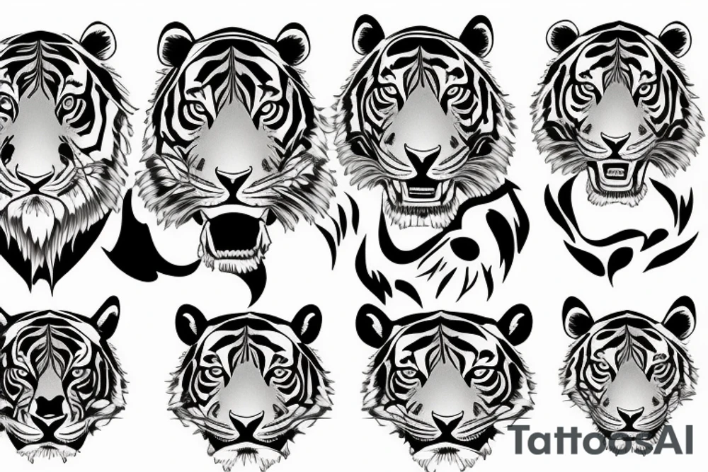 Tiger tattoo idea