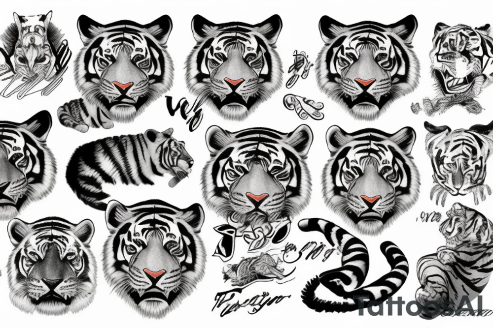 Tiger tattoo idea