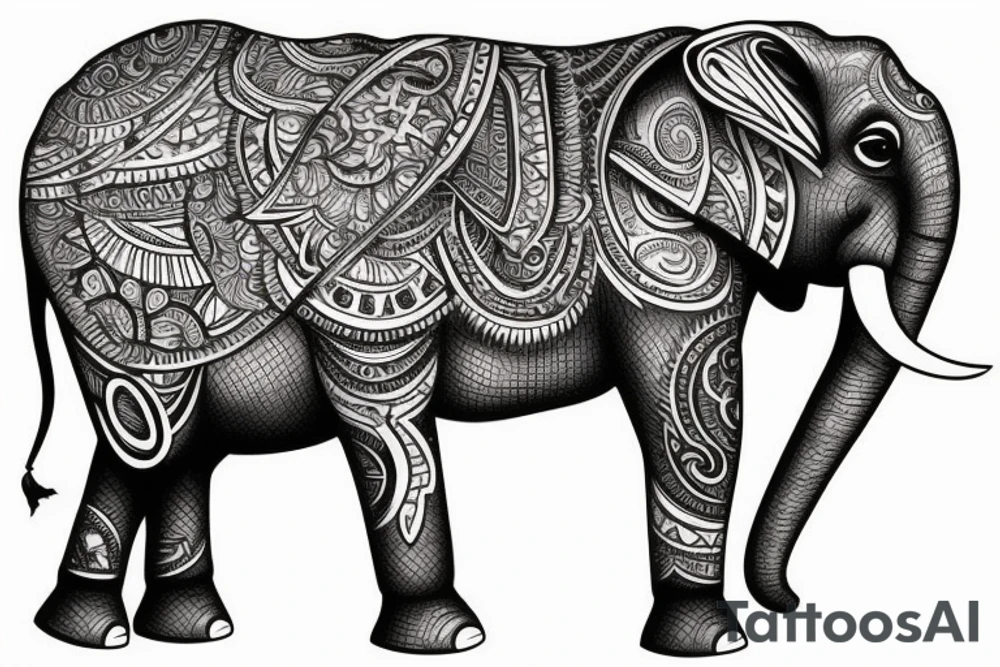 Elephant tattoo idea