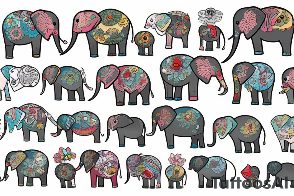 Elephant tattoo idea