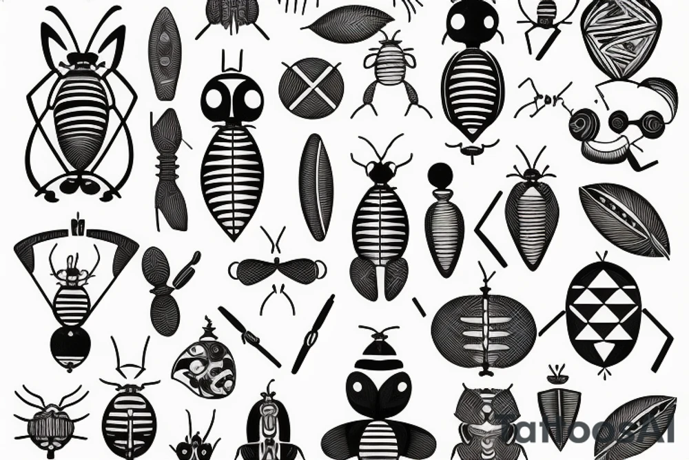 Love bugs breathe air mensch fine lines tattoo idea
