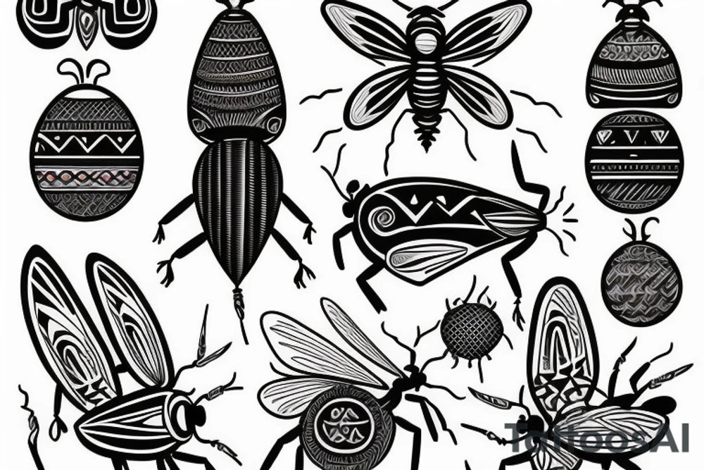 Love bugs breathe air mensch fine lines tattoo idea