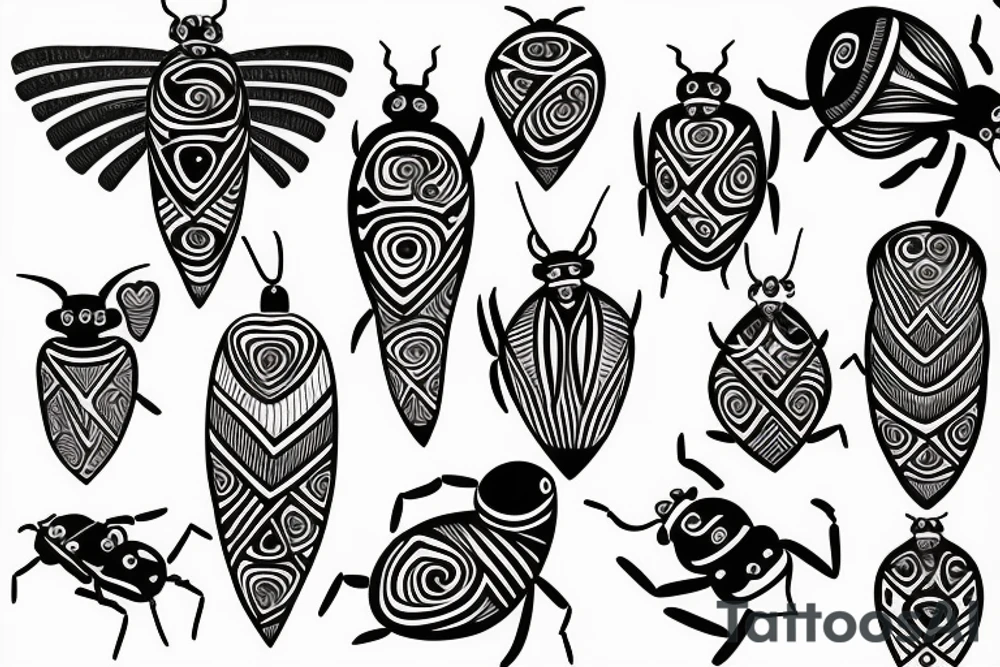 Love bugs breathe air mensch fine lines tattoo idea