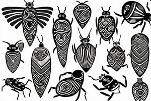 Love bugs breathe air mensch fine lines tattoo idea