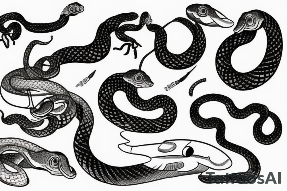 Snake tattoo idea