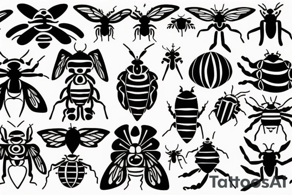 Love bugs breathe air mensch fine lines rhoscharch tattoo idea