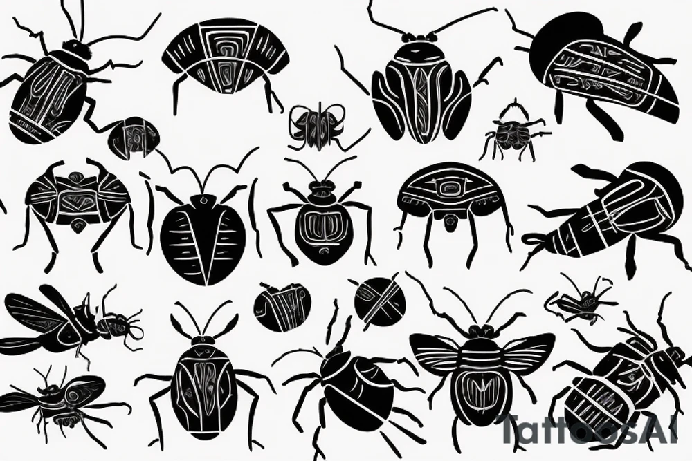 Love bugs breathe air mensch fine lines rhoscharch tattoo idea