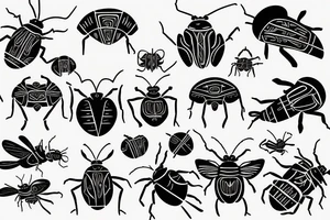 Love bugs breathe air mensch fine lines rhoscharch tattoo idea